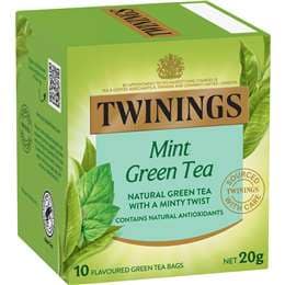 Twinings Mint Green Tea Bags 10 pack