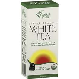 Lotus Peak White Tea Bags 25 pack