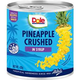 Dole Pineapple Crushed In Syrup 439g