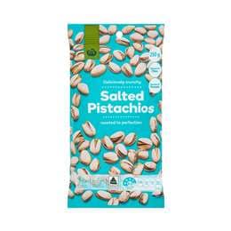 Woolworths Salted Pistachios 250g
