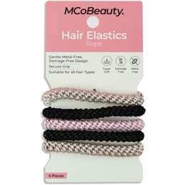 MCoBeauty Hair Elastics Rope Neutrals 5 pack