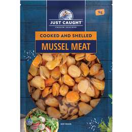 Just Caught Cooked & Shelled Mussel Meat 1kg