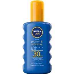 Nivea SPF 30 Sun Protect & Moisture Sunscreen Spray 200mL