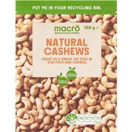 Macro Cashew Kernels 250g