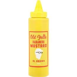 Al Brown Old Yella Habanero Mustard 250g