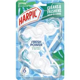 Harpic Fresh Power Coconut & Sea Salt Toilet Cleaner Block 2 pack