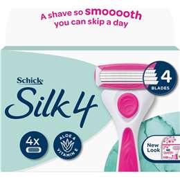 Schick Razor Blades Quattro For Women Cartridges 4 pack