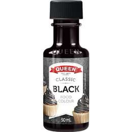 Queen Black Food Colour 50mL