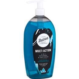 The Balnea Body Company Multi Action 3 in 1 Hair Body & Face Wash 1L