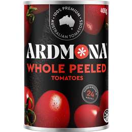 Ardmona Whole Peeled Vine Ripened Tomatoes 400g