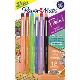 Paper Mate Flair Scented Pens 12 pack