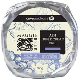 Maggie Beer Ash Triple Cream Brie 200g