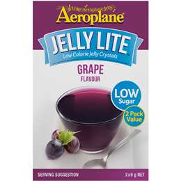 Aeroplane Jelly Lite Crystals Grape 9g x 2 pack