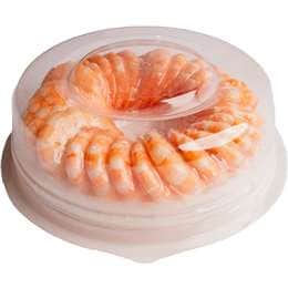 Cooked Prawn Ring Thawed 200g