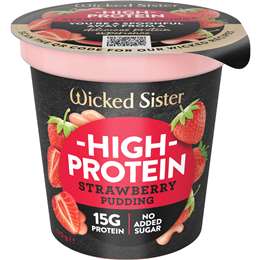 Wicked Sister High Protein Strawberry Pudding 170g