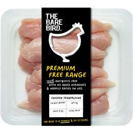 The Bare Bird Free Range Chicken Tenderloins 380g - 560g