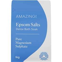 Amazing Oils Epsom Salts Detox Bath Soak 1kg