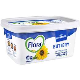 Flora Margarine Spread Buttery 500g