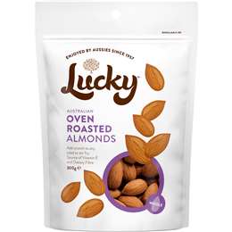 Lucky Oven Roasted Almonds 300g