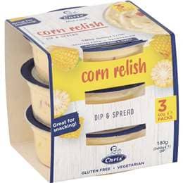 Chris' Homestyle Corn Relish 60g x 3 pack