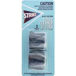 Strike Blue Toilet Cleaner Cistern Blocks 2 pack