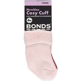Bonds Baby Wondersocks Size 0-6M Assorted 3 pack