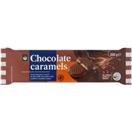 Woolworths Chocolate Caramels Biscuits 200g