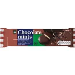 Woolworths Chocolate Mints Biscuit 200g