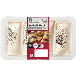 Woolworths Classic Beef Sausage Roll 460g