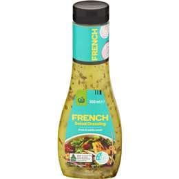 Woolworths Dressing 99% Free French 300mL
