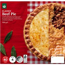 Woolworths Beef Mince Pie 700g