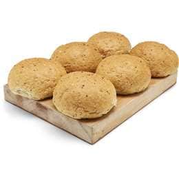 Woolworths Jumbo Multigrain Rolls 6 pack