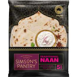 Simson's Pantry Mini Naans Plain 5 pack