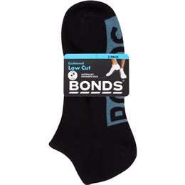 Bonds Mens Low Cut Socks Size 6-10 Assorted 3 pack