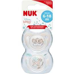 Nuk Lion King Soother 6-18 Months 2 pack