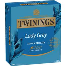 Twinings Lady Grey Tea Bags 100 pack