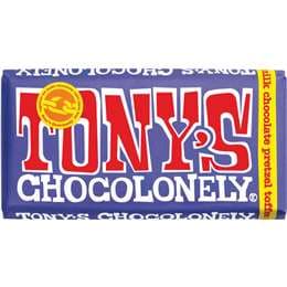 Tony's Chocolonely Dark Pretzel Toffee Milk Chocolate Bar 180g