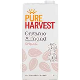 PureHarvest Organic Almond Original Long Life Milk 1L