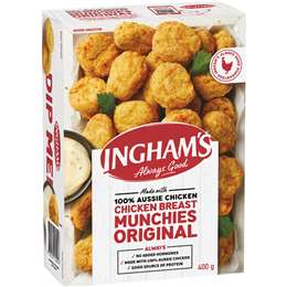 Ingham's Chicken Breast Munchies Original 400g