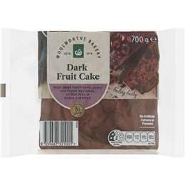 Woolworths Traditional Dark Fruit Cake 700g