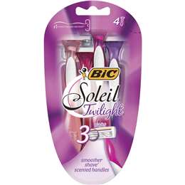 BIC Razor Disposable Soleil Twilight Lavender 4 pack