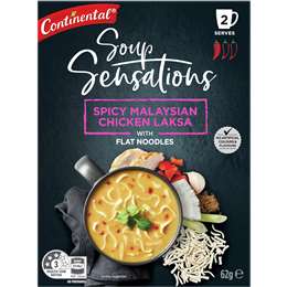 Continental Sensations Spicy Malaysian Chicken Laksa with Noodles 62g