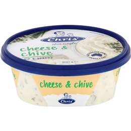 Chris' Dips Cheese & Chive 200g