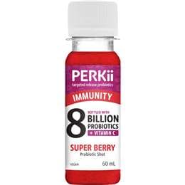 Perkii Immunity Super Berry Probiotic Shot 60mL