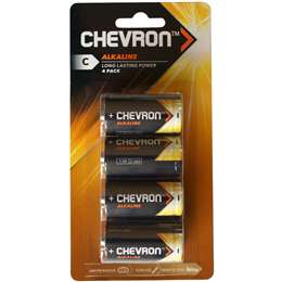 Chevron Alkaline c 4 Pack