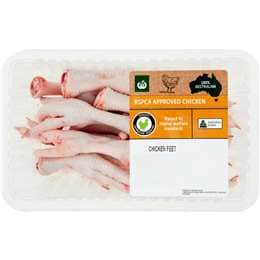 Woolworths RSPCA Approved Chicken Feet 1kg
