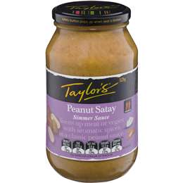 Taylor's Simmer Sauce Peanut Satay 525g