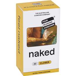 Four Seasons Naked Closer Condoms 20 pack