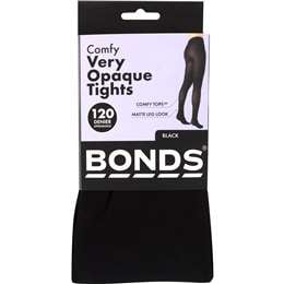 Bonds Comfy Very Opaque Tights 120D Lg/XL each