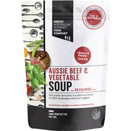 South Australian Gourmet Food Company Aussie Beef & Vegetable Soup Pouch 430g